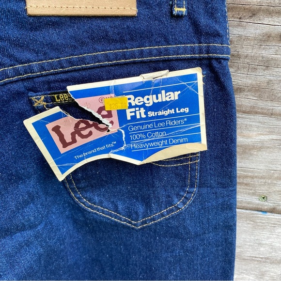VINTAGE LEE Riders Deadstock Regular Fit Straight Leg Jeans Vintage - Picture 5 of 9